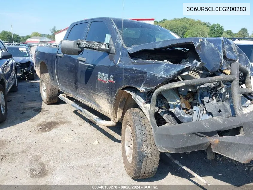 2014 Ram 2500 Tradesman VIN: 3C6UR5CL0EG200283 Lot: 40189278