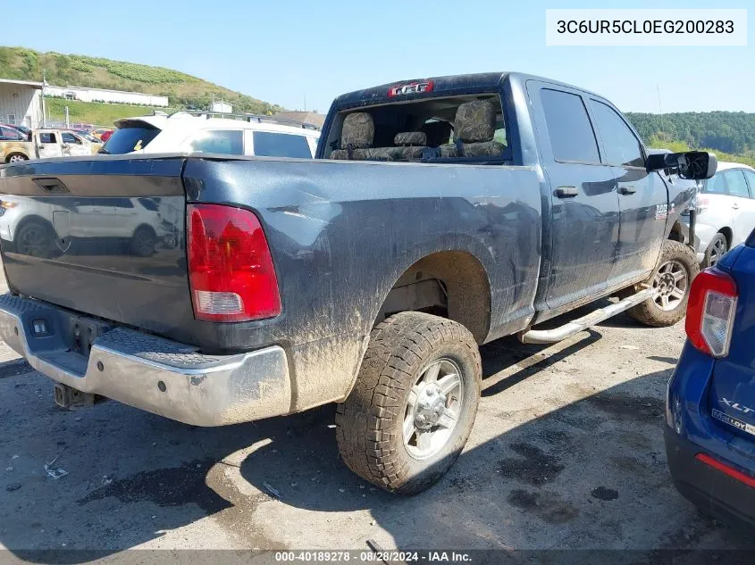 2014 Ram 2500 Tradesman VIN: 3C6UR5CL0EG200283 Lot: 40189278