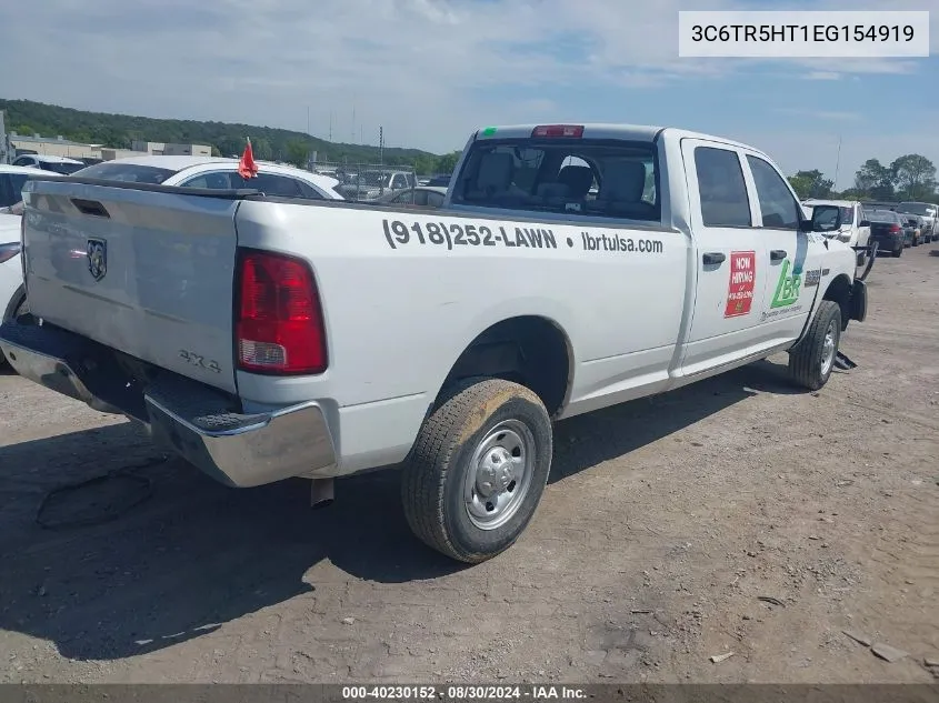 2014 Ram 2500 Tradesman VIN: 3C6TR5HT1EG154919 Lot: 40230152