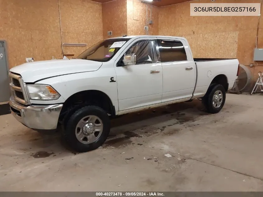 2014 Ram 2500 Slt VIN: 3C6UR5DL8EG257166 Lot: 40273478