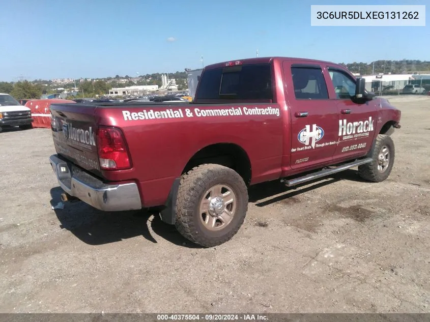 2014 Ram 2500 Slt VIN: 3C6UR5DLXEG131262 Lot: 40375504