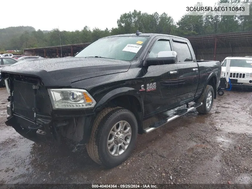 2014 Ram 2500 Laramie VIN: 3C6UR5FL6EG110843 Lot: 40404364