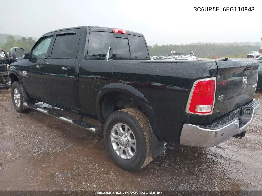 2014 Ram 2500 Laramie VIN: 3C6UR5FL6EG110843 Lot: 40404364