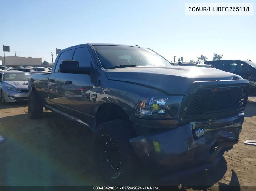 2014 Ram 2500 Tradesman VIN: 3C6UR4HJ0EG265118 Lot: 40429051