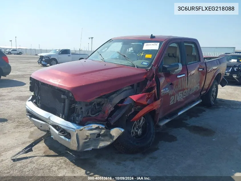 2014 Ram 2500 Laramie VIN: 3C6UR5FLXEG218088 Lot: 40553616