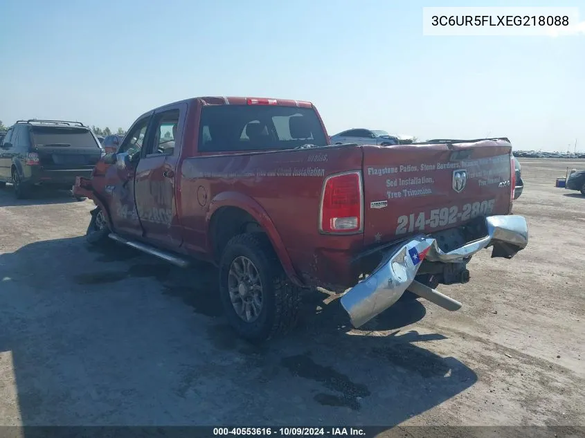 2014 Ram 2500 Laramie VIN: 3C6UR5FLXEG218088 Lot: 40553616