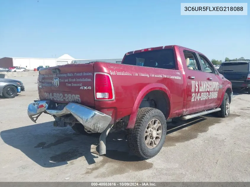 2014 Ram 2500 Laramie VIN: 3C6UR5FLXEG218088 Lot: 40553616