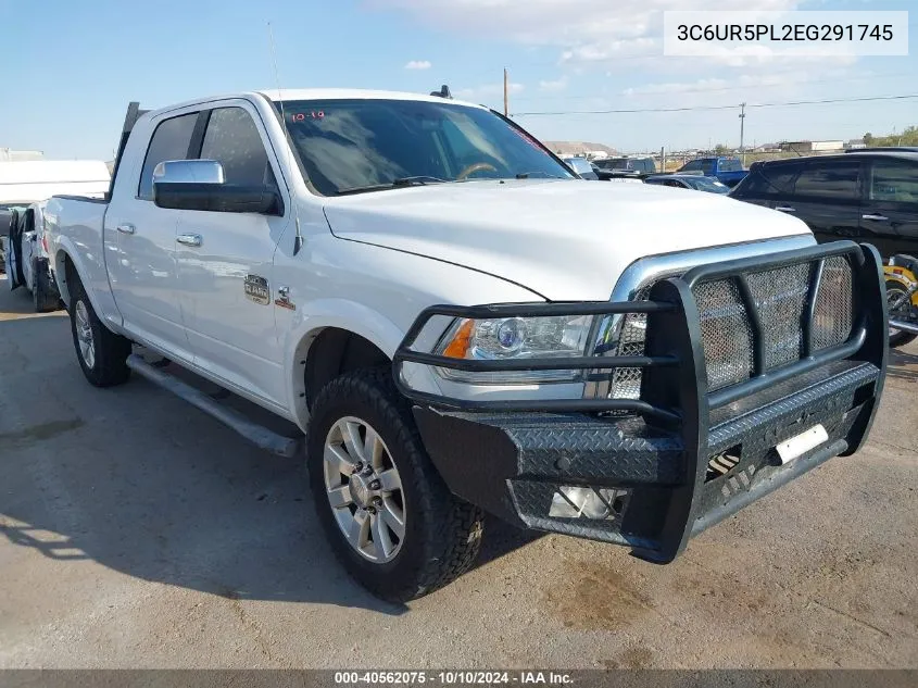 2014 Ram 2500 Longhorn VIN: 3C6UR5PL2EG291745 Lot: 40562075