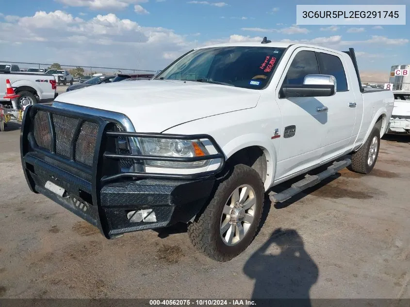 2014 Ram 2500 Longhorn VIN: 3C6UR5PL2EG291745 Lot: 40562075