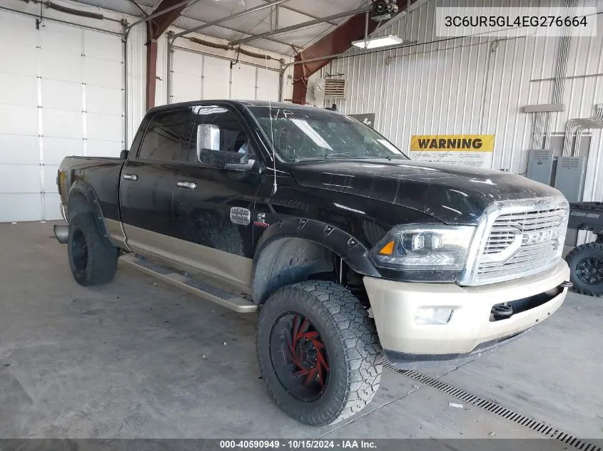 2014 Ram 2500 Longhorn VIN: 3C6UR5GL4EG276664 Lot: 40590949