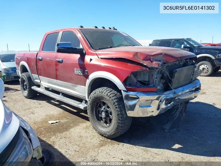 2014 Ram 2500 Laramie VIN: 3C6UR5FL6EG141302 Lot: 40654354