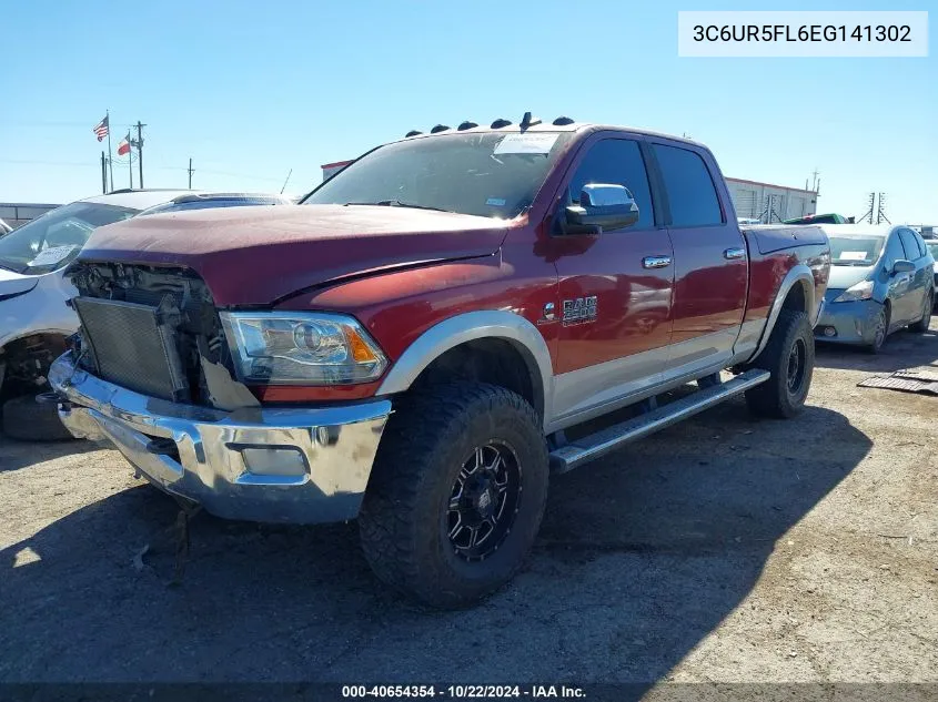 2014 Ram 2500 Laramie VIN: 3C6UR5FL6EG141302 Lot: 40654354