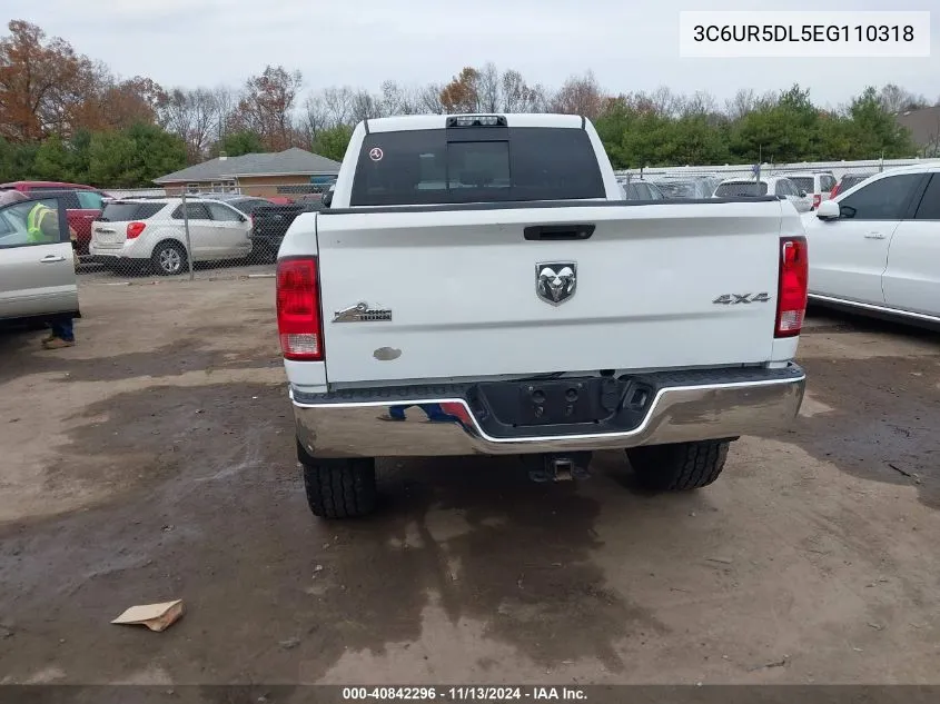 2014 Ram 2500 Big Horn VIN: 3C6UR5DL5EG110318 Lot: 40842296