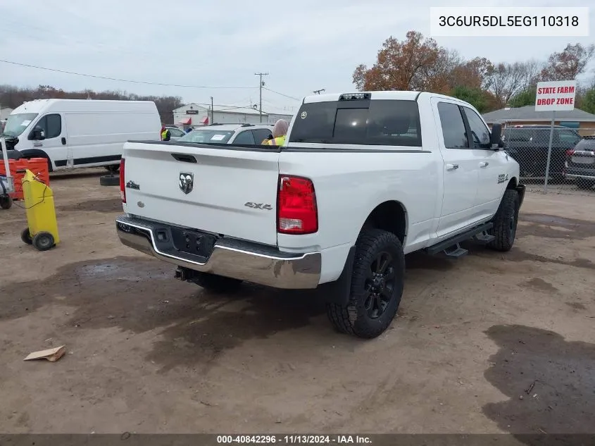 2014 Ram 2500 Big Horn VIN: 3C6UR5DL5EG110318 Lot: 40842296