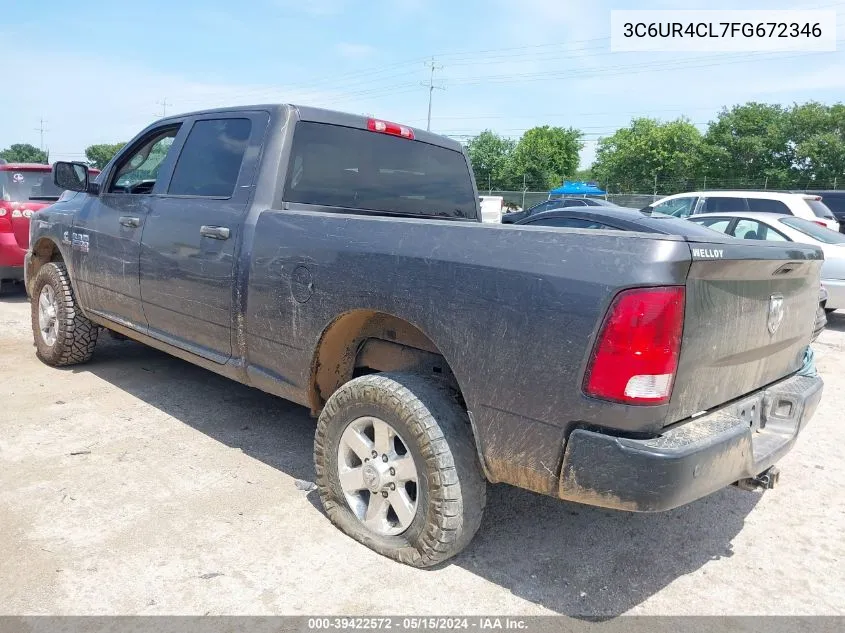 3C6UR4CL7FG672346 2015 Ram 2500 Tradesman