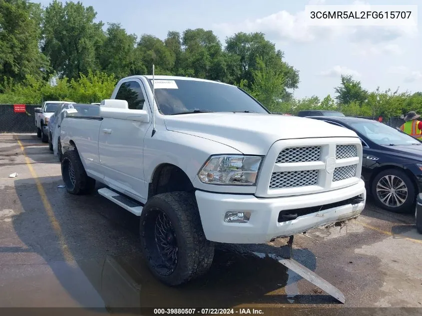 2015 Ram 2500 Tradesman VIN: 3C6MR5AL2FG615707 Lot: 39880507