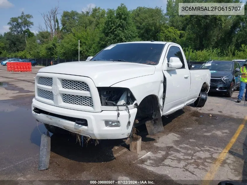 2015 Ram 2500 Tradesman VIN: 3C6MR5AL2FG615707 Lot: 39880507