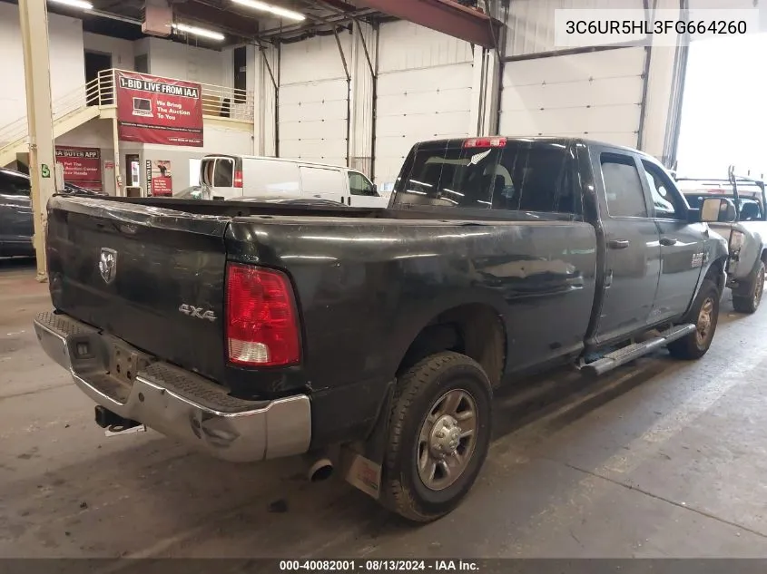 2015 Ram 2500 Tradesman VIN: 3C6UR5HL3FG664260 Lot: 40082001