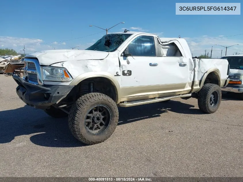 2015 Ram 2500 Longhorn VIN: 3C6UR5PL5FG614347 Lot: 40091813