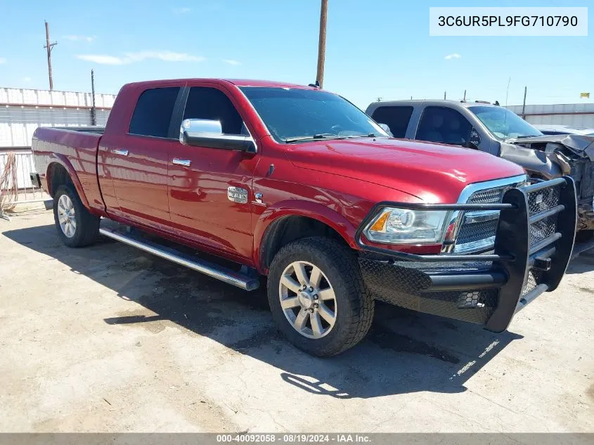 2015 Ram 2500 Longhorn VIN: 3C6UR5PL9FG710790 Lot: 40092058