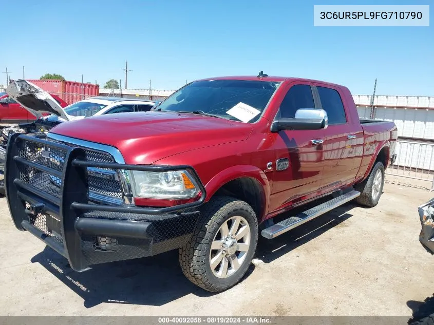 2015 Ram 2500 Longhorn VIN: 3C6UR5PL9FG710790 Lot: 40092058