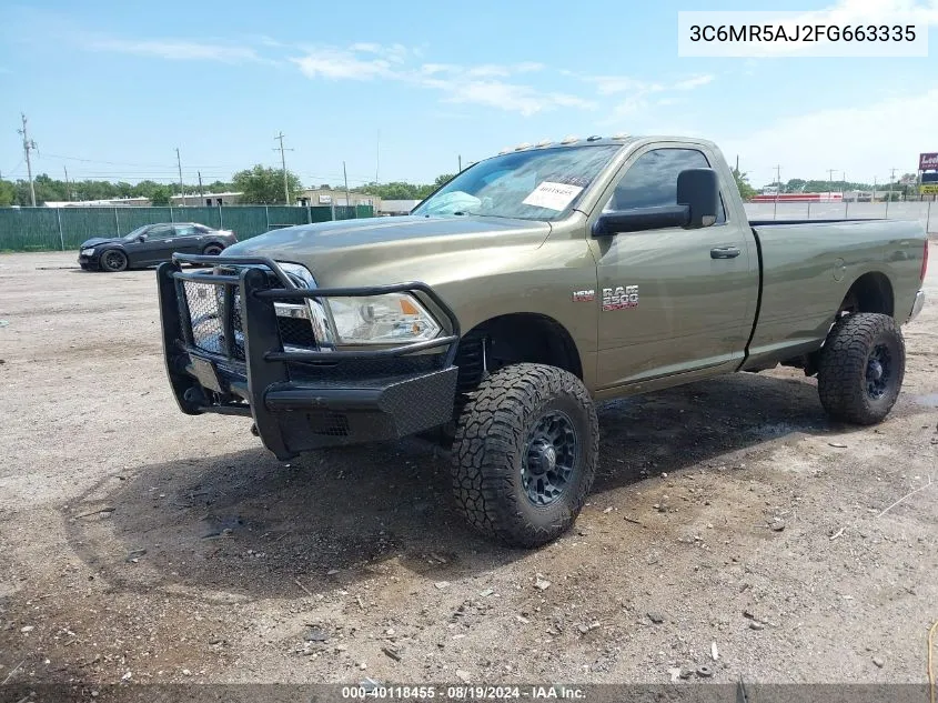 3C6MR5AJ2FG663335 2015 Ram 2500 Tradesman