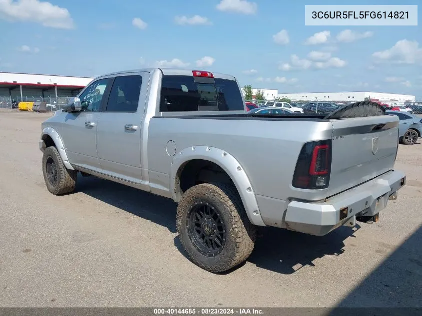 2015 Ram 2500 Laramie VIN: 3C6UR5FL5FG614821 Lot: 40144685