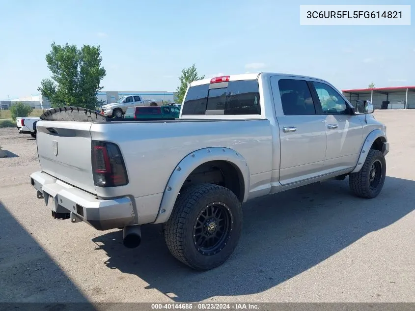 2015 Ram 2500 Laramie VIN: 3C6UR5FL5FG614821 Lot: 40144685