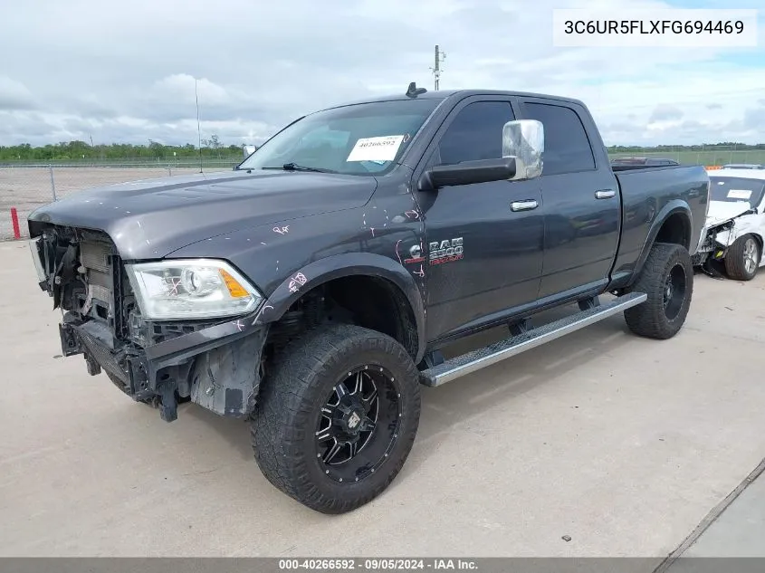 2015 Ram 2500 Laramie VIN: 3C6UR5FLXFG694469 Lot: 40266592