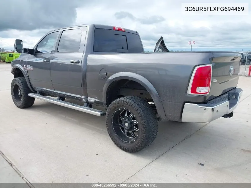 2015 Ram 2500 Laramie VIN: 3C6UR5FLXFG694469 Lot: 40266592