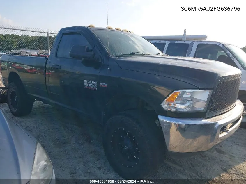 2015 Ram 2500 Tradesman VIN: 3C6MR5AJ2FG636796 Lot: 40381658