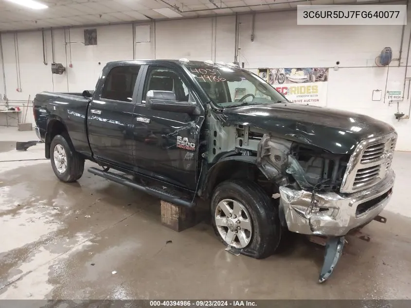 2015 Ram 2500 Big Horn VIN: 3C6UR5DJ7FG640077 Lot: 40394986