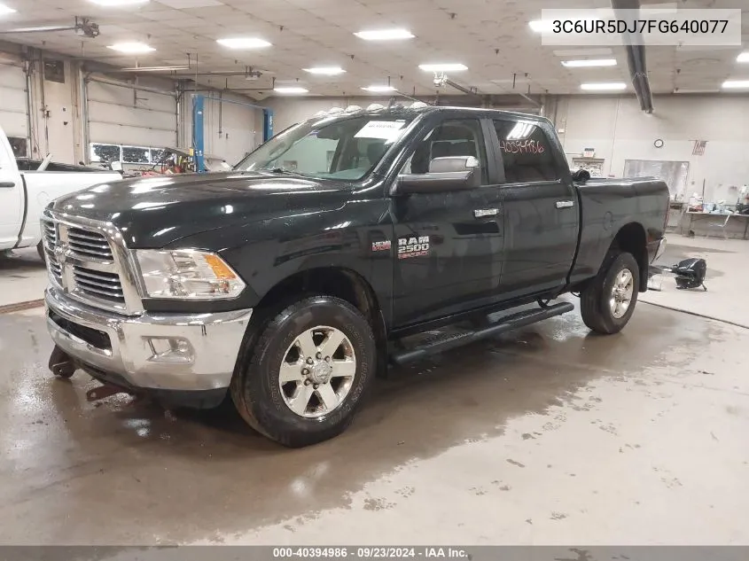 2015 Ram 2500 Big Horn VIN: 3C6UR5DJ7FG640077 Lot: 40394986