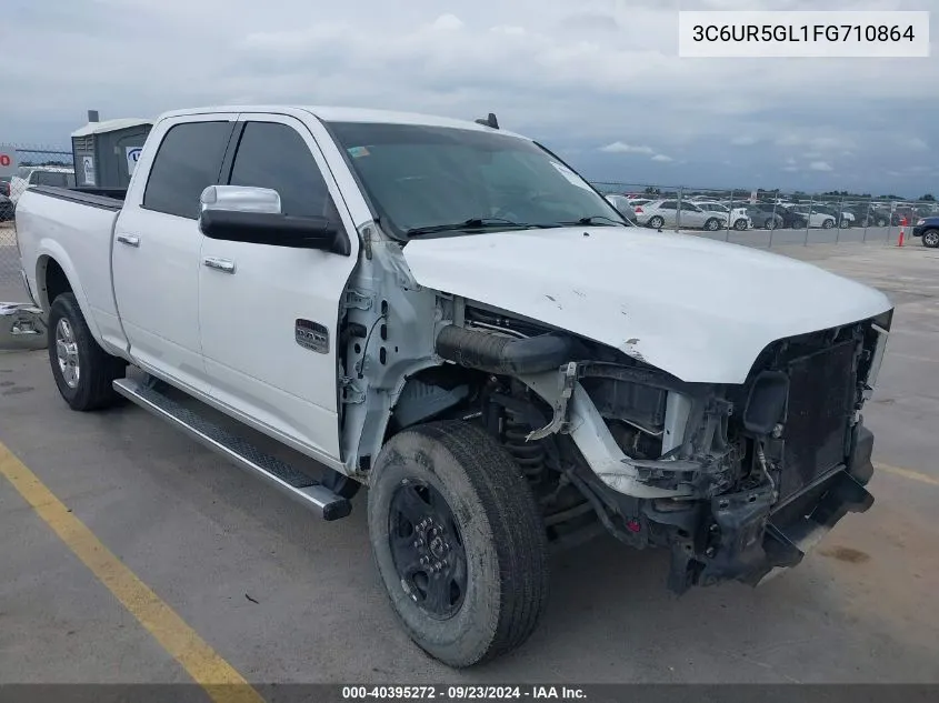 2015 Ram 2500 Longhorn VIN: 3C6UR5GL1FG710864 Lot: 40395272