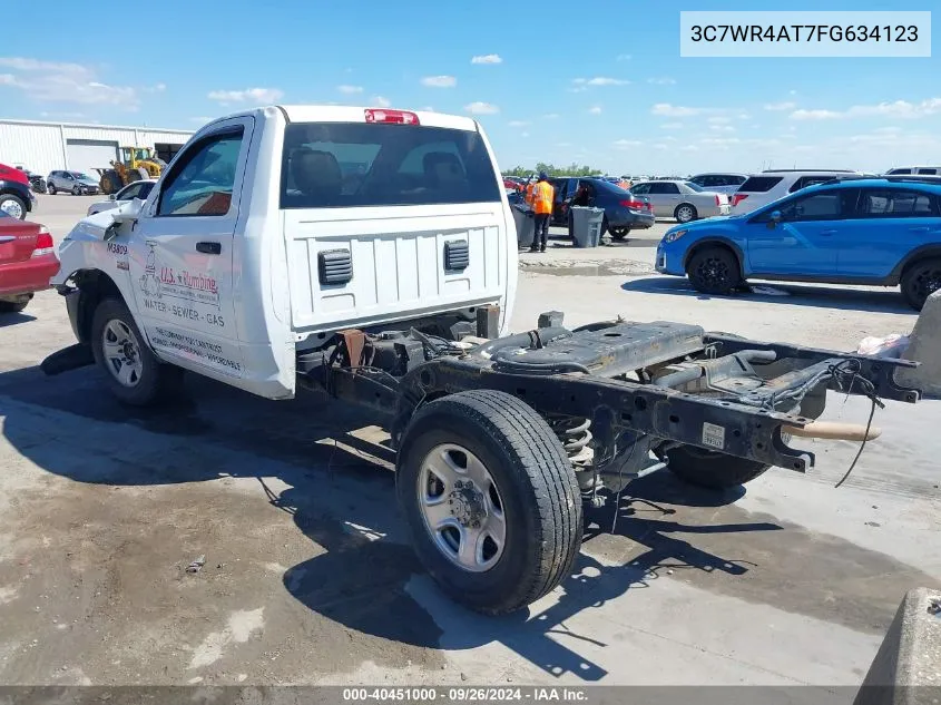 3C7WR4AT7FG634123 2015 Ram 2500 Tradesman