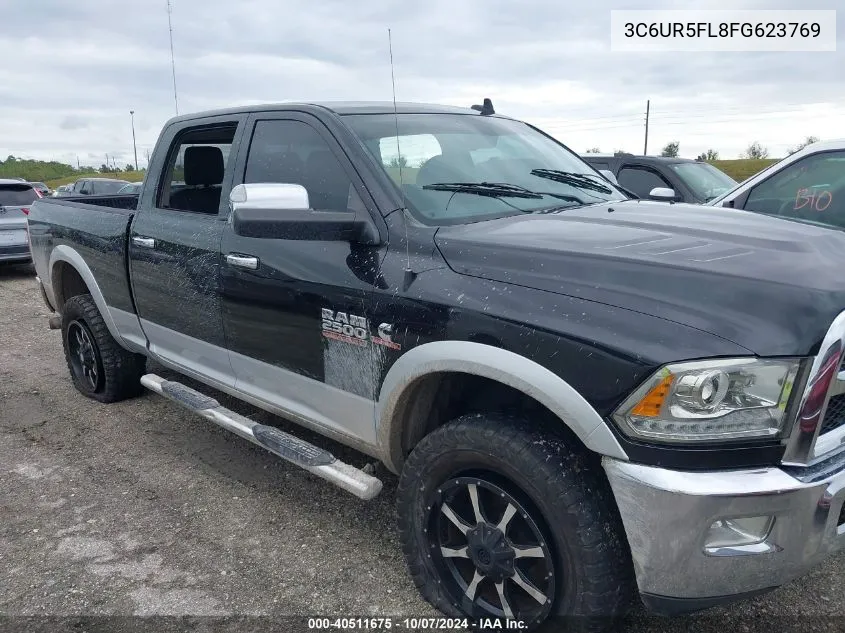 2015 Ram 2500 Laramie VIN: 3C6UR5FL8FG623769 Lot: 40511675