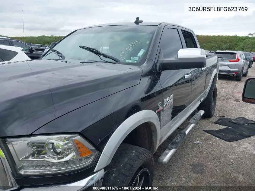 2015 Ram 2500 Laramie VIN: 3C6UR5FL8FG623769 Lot: 40511675