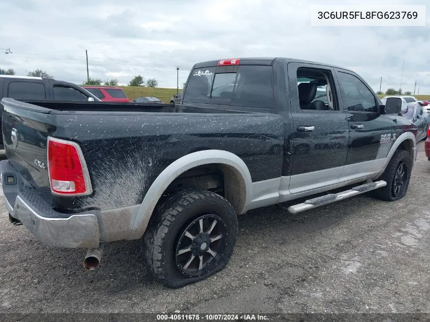 2015 Ram 2500 Laramie VIN: 3C6UR5FL8FG623769 Lot: 40511675