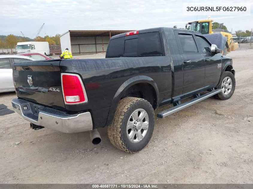 2015 Ram 2500 Laramie VIN: 3C6UR5NL5FG627960 Lot: 40587771