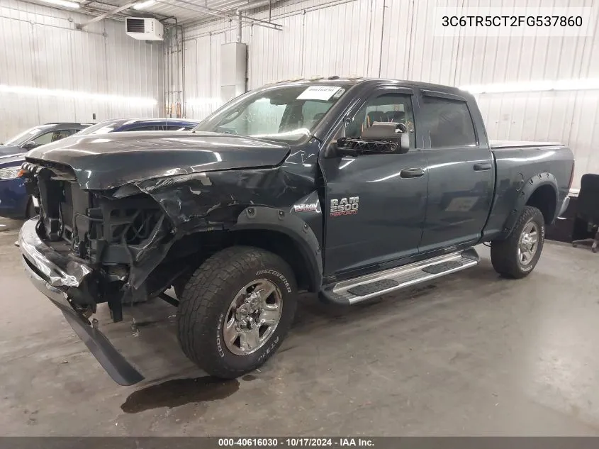 2015 Ram 2500 Tradesman VIN: 3C6TR5CT2FG537860 Lot: 40616030