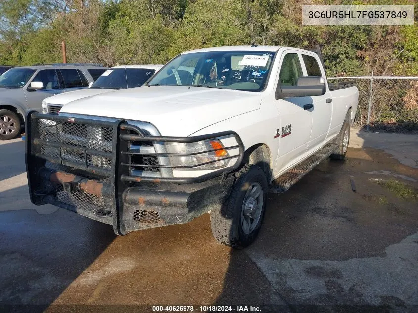 2015 Ram 2500 Tradesman VIN: 3C6UR5HL7FG537849 Lot: 40625978