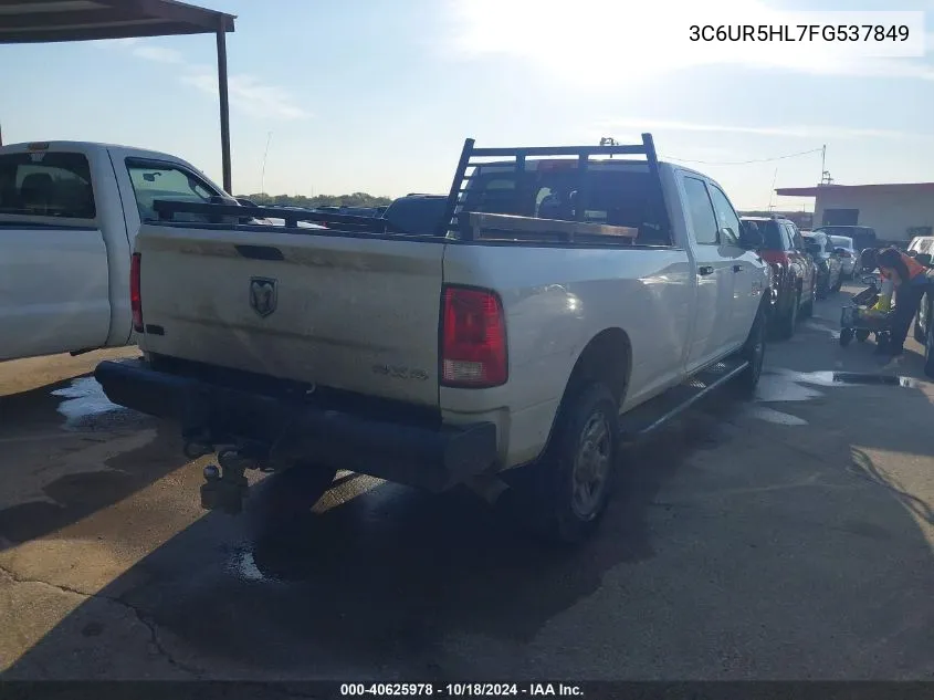 3C6UR5HL7FG537849 2015 Ram 2500 Tradesman