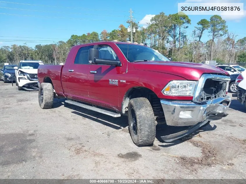 2015 Ram 2500 Big Horn VIN: 3C6UR5MJ4FG581876 Lot: 40666700