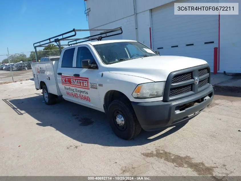 2015 Ram 2500 Tradesman VIN: 3C6TR4HT0FG672211 Lot: 40692714