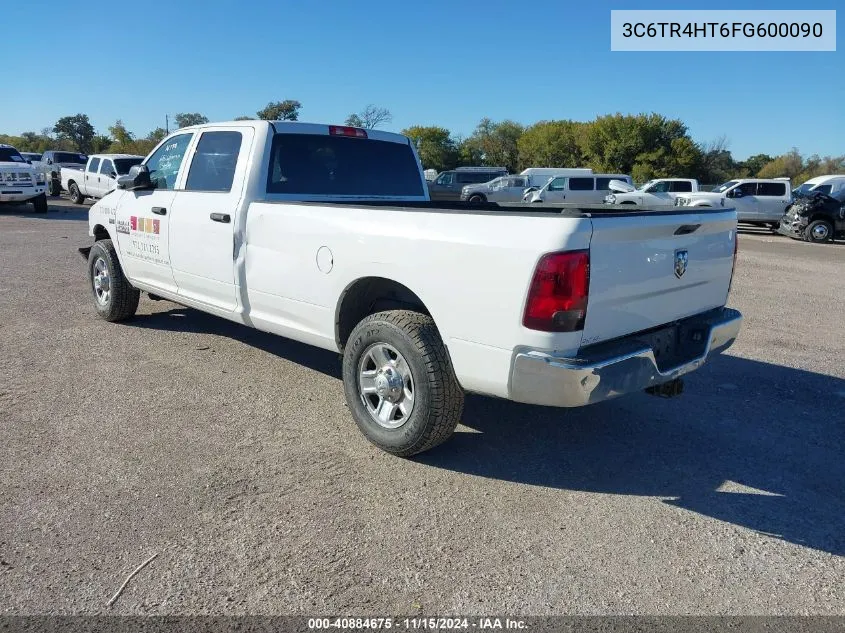 2015 Ram 2500 Tradesman VIN: 3C6TR4HT6FG600090 Lot: 40884675