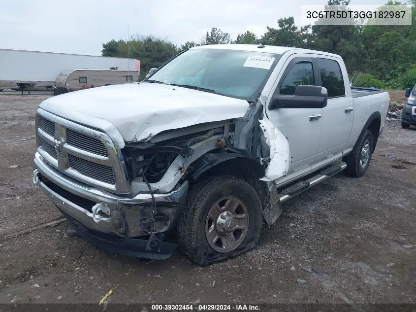 3C6TR5DT3GG182987 2016 Ram 2500 Slt