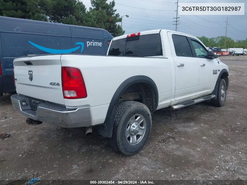 3C6TR5DT3GG182987 2016 Ram 2500 Slt