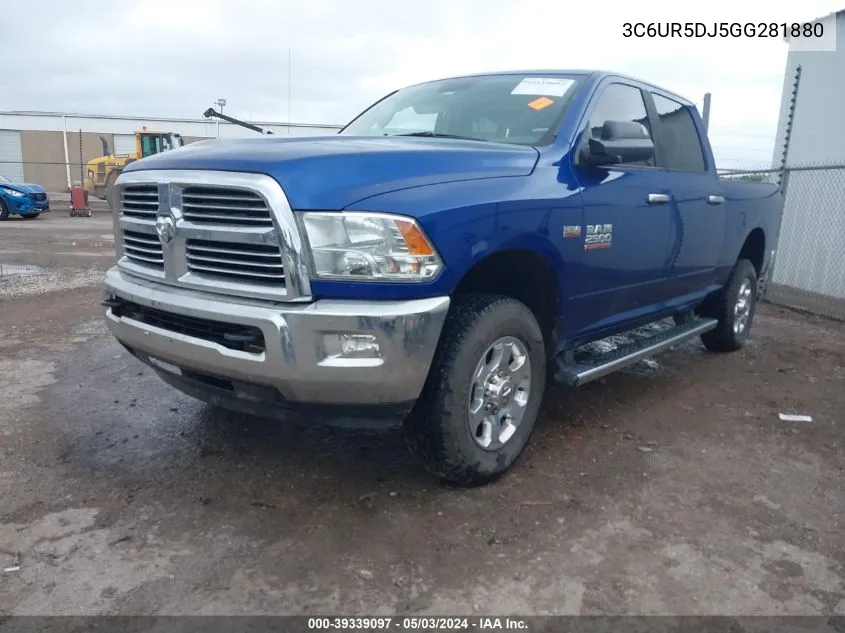 3C6UR5DJ5GG281880 2016 Ram 2500 Big Horn