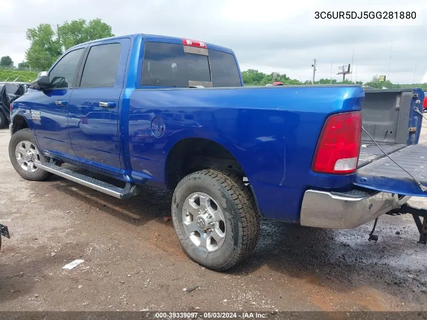 3C6UR5DJ5GG281880 2016 Ram 2500 Big Horn