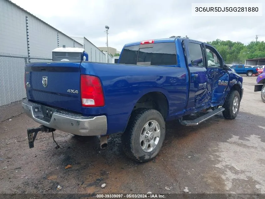 3C6UR5DJ5GG281880 2016 Ram 2500 Big Horn